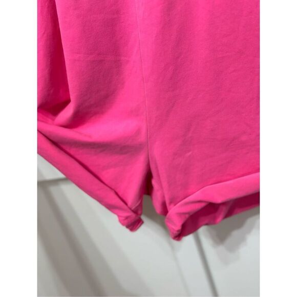 Free People Movement Hot Shot Shorts Hot Pink One Piece Romper Women's Small - Picture 3 of 13